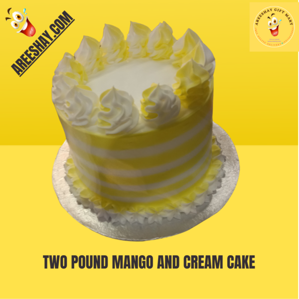 TWO POUND MANGO AND CREAM CAKE