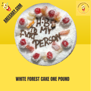 WHITE FOREST CAKE ONE POUND