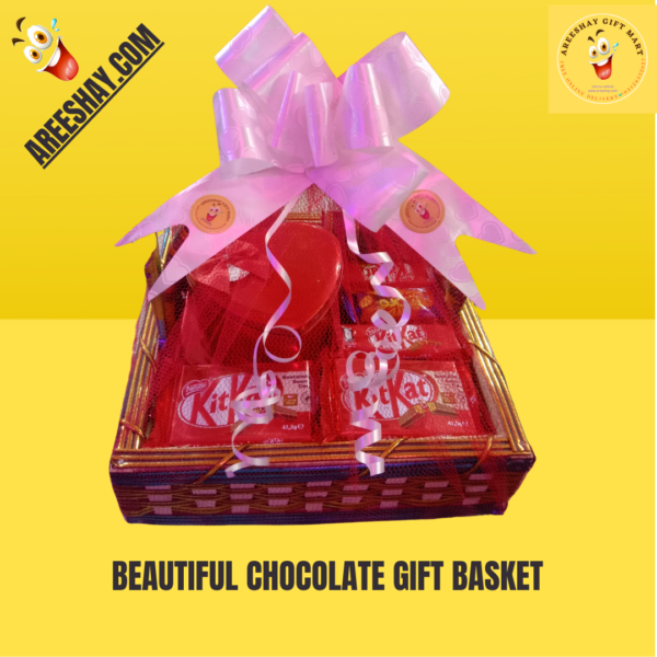 BEAUTIFUL CHOCOLATE GIFT BASKET