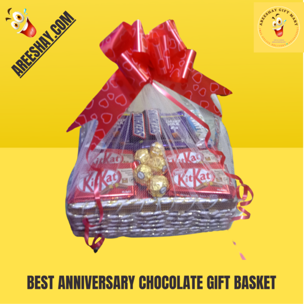 BEST ANNIVERSARY CHOCOLATE GIFT BASKET