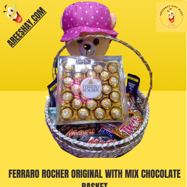 FERRARO ROCHER ORIGINAL WITH MIX CHOCOLATE BASKET