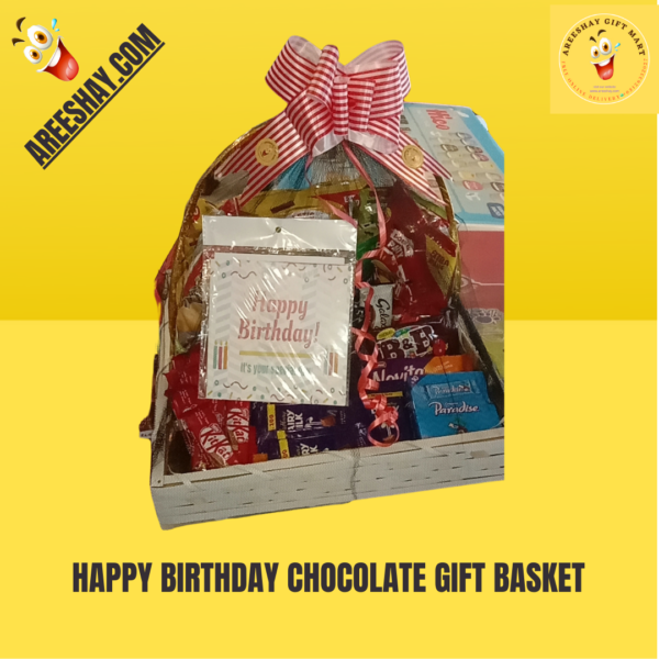 HAPPY BIRTHDAY CHOCOLATE GIFT BASKET