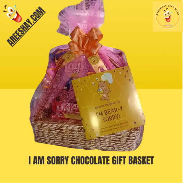 I AM SORRY CHOCOLATE GIFT BASKET