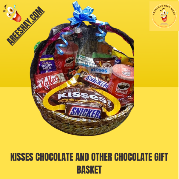 KISSES CHOCOLATE AND OTHER CHOCOLATE GIFT BASKET