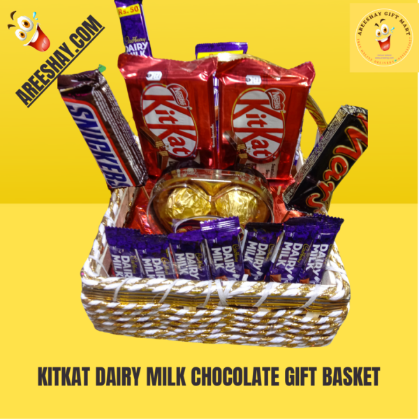 KITKAT DAIRY MILK CHOCOLATE GIFT BASKET