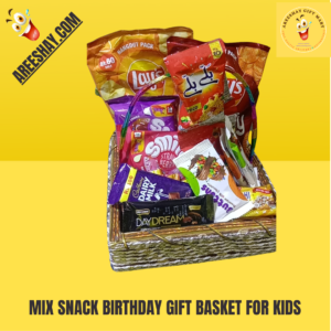 MIX SNACK BIRTHDAY GIFT BASKET FOR KIDS