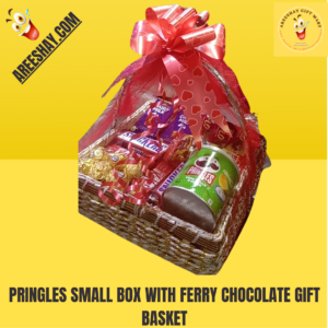 PRINGLES SMALL BOX WITH FERRY CHOCOLATE GIFT BASKET