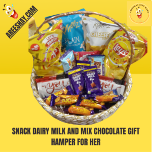 SNACK DAIRY MILK AND MIX CHOCOLATE GIFT HAMPER FOR HER