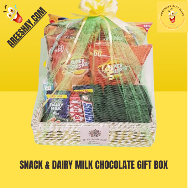 SNACK & DAIRY MILK CHOCOLATE GIFT BOX